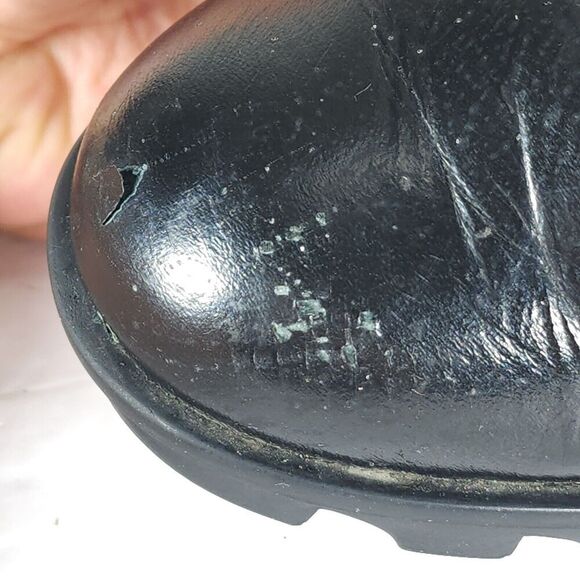 Sorel Women’s Emilie II US 8,5 Black Patent Leather Side Zip Ankle Boots Booties - Picture 14 of 15